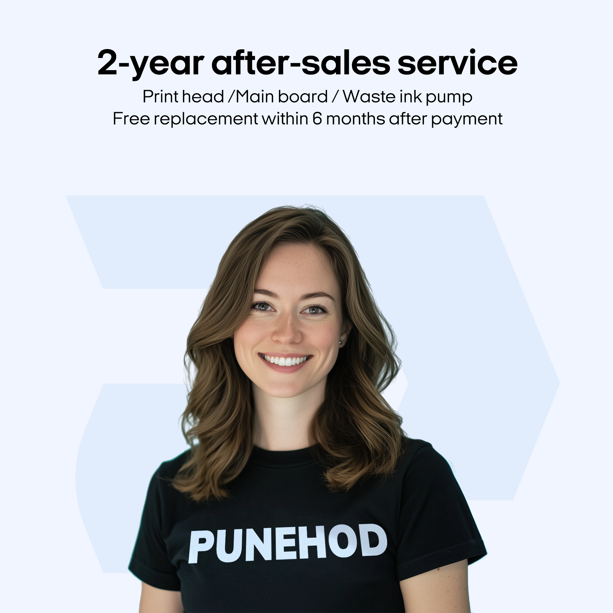 Punehod DTF Printer A3 L1800 & Oven Cyan