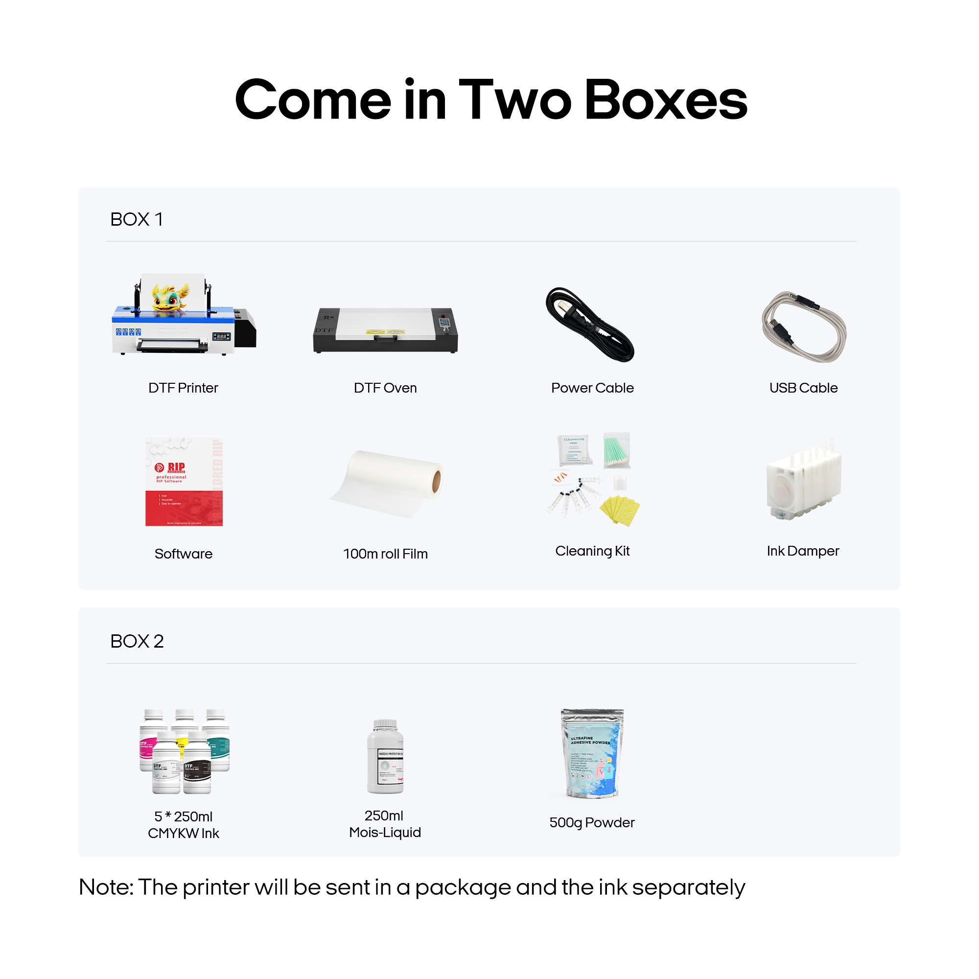 13" A3 L1800 DTF Printer +Oven Black Friday Special Bundle