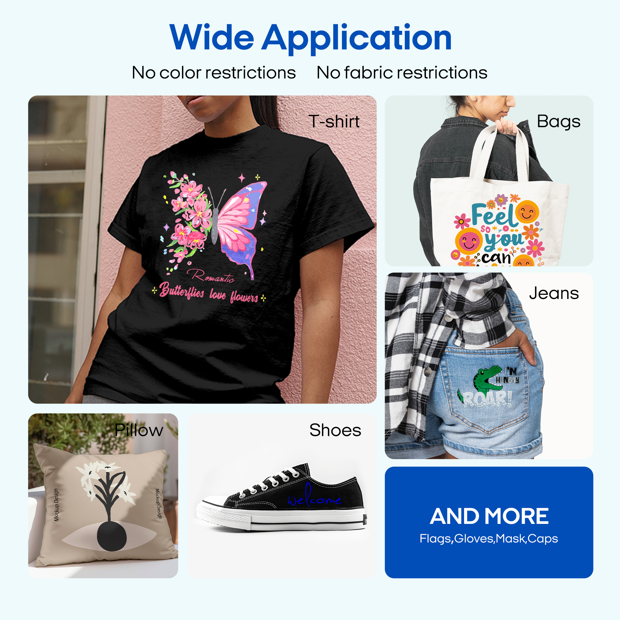 Encre Punehod DTF 500 ml, transfert direct sur film, combo CMJN/B pour impression par transfert thermique sur film PET, recharge pour imprimante DTF avec tête d'impression L1800 R1390 L805 L8058 XP600 TX800