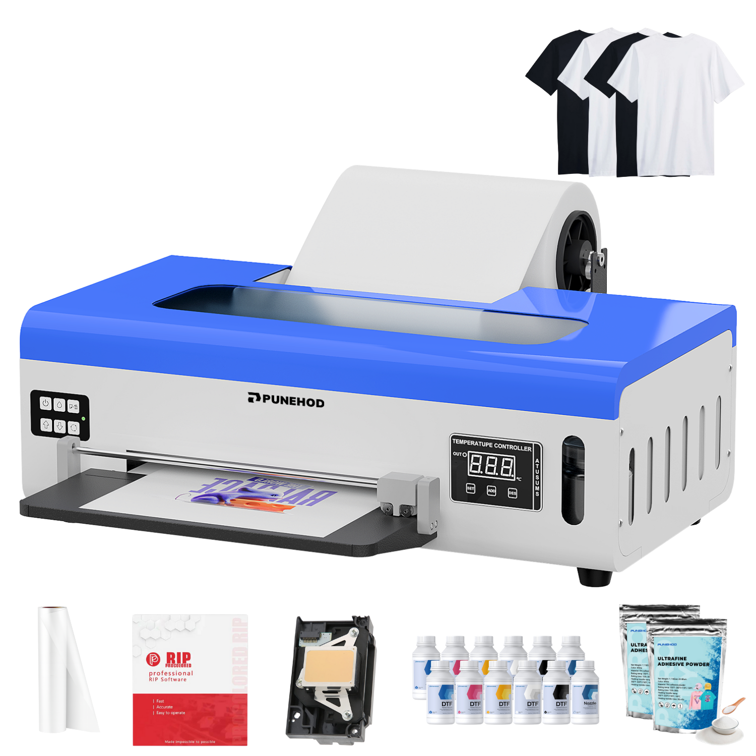 PUNEHOD A4 L800 DTF Printer Black Friday Special Bundle