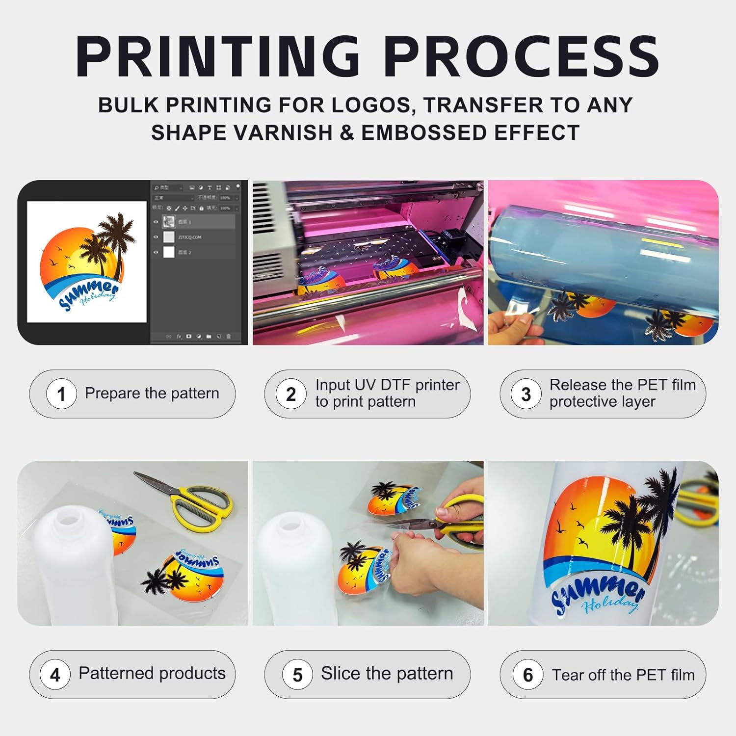 Punehod A3 13'' UV DTF Printer VF13 Dual XP600